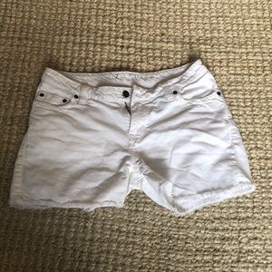 Zadig and Voltaire white denim shorts